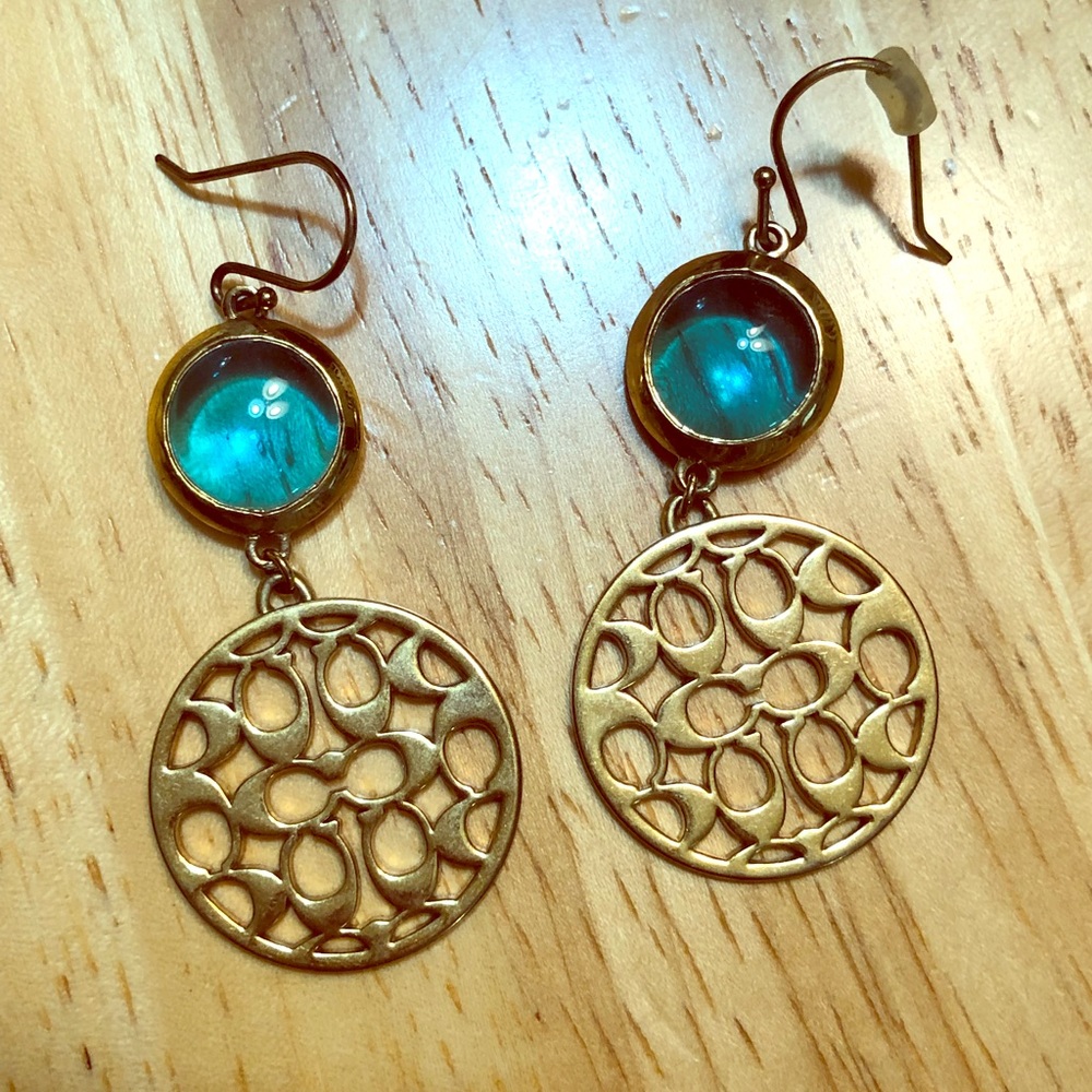 Authentic Coach earrings